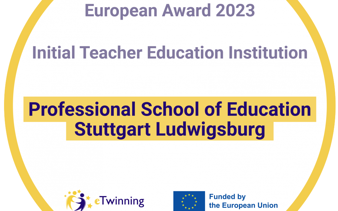 PSE Stuttgart-Ludwigsburg erhält Initial Teacher Education European Award 2023