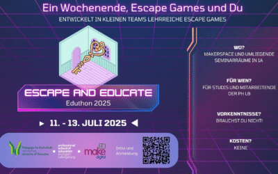 11.07 – 13.07.2025 Eduthon (Educational Hackathon): “Escape & Educate”