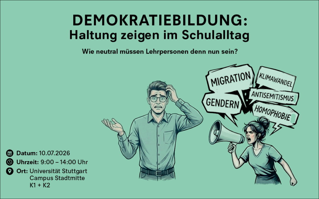 10.07.2026 Workshop zur Demokratiebildung im Schulalltag