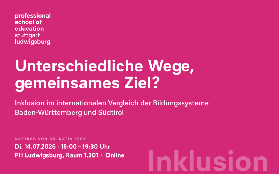 14.07.2026 Inklusion im internationalen Vergleich